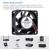 GDSTIME 60 mm Case Fan 60 mm Computer Fan 24