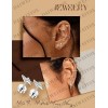 Daiweiyox 14pares Aretes Mujer De Acero Inoxidable Para Piercing Oreja