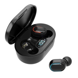 KASSPI 2023 Kopfhörer Kabellos In-Ear Bluetooth mit Mic,25 Std Akkulaufzeit,Hi-Fi Stereo,Tastesteuerung,LED Anzeige,IP7 Wasserdicht,Bluetooth Ohrhörer