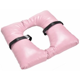 Bedside Commode Seat Cushion, Soft Seat Pad Cover Toilet Seat Cushion with Fixed Straps, Comfortable Commode Padded Seat, Waterproof Padded Cushion for Commode Chair