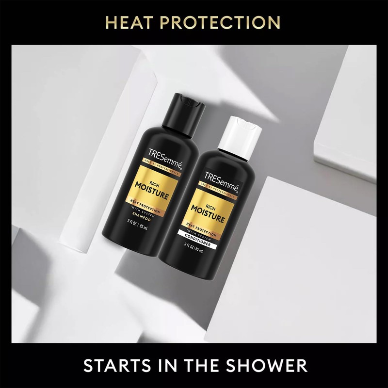 TRESemmé Travel Essentials, Rich Moisture Shampoo and Conditioner Set, Hydrating