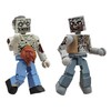 DIAMOND SELECT TOYS Walking Dead Minimates Series 1: Herd Zombies,