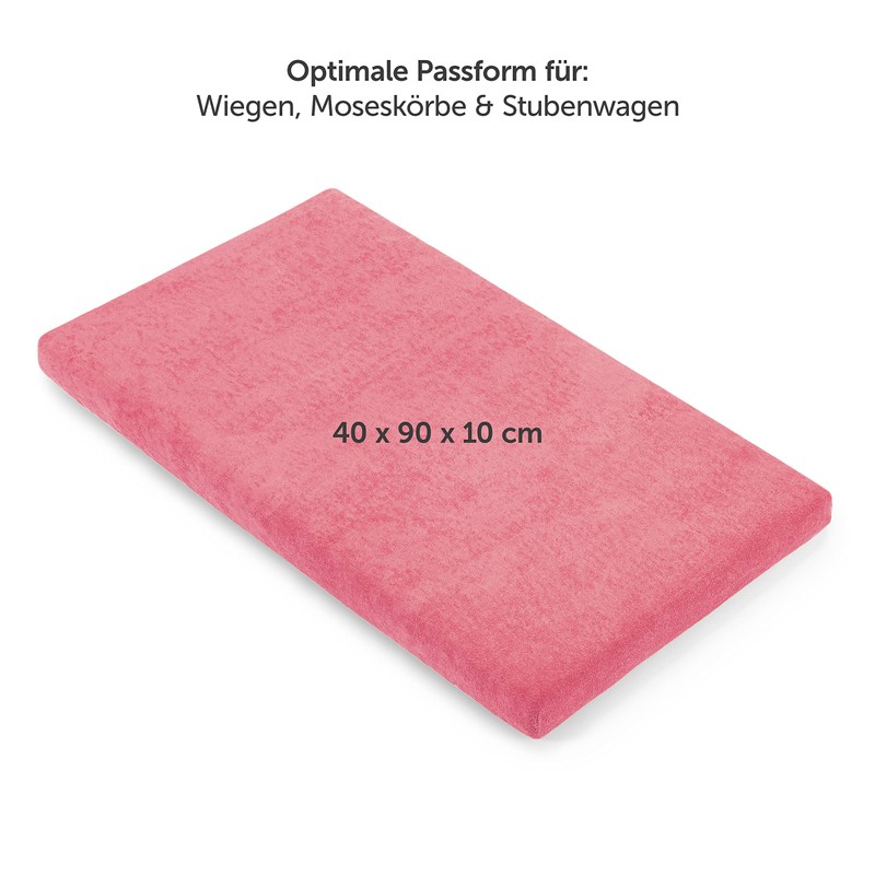 Laleni Terry Fitted Sheet 40 x 90 cm - Oeko-Tex