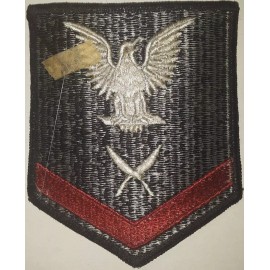 U.S. Navy -Petty Officer 3rd Class- 'YEOMAN' Large Chevron COLOR DRESS VTG NOS