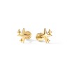 PAVOI 14K Yellow Gold Plated Sterling Silver Posts Mini Sparkle