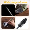 7 Pack Water Bottle Cleaner Brush Set, Extra Long Silicone