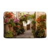 GCTNBJL Italian Bath Mat European Garden Greece Scene Tuscany Vintage