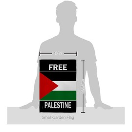 USA Decoration Palestine Strong Flag Garden Stand Pole Set Bandera de Palestinian Tapestry Home Indoor Grave Yard Sign for Outside House, Gifts Made in USA