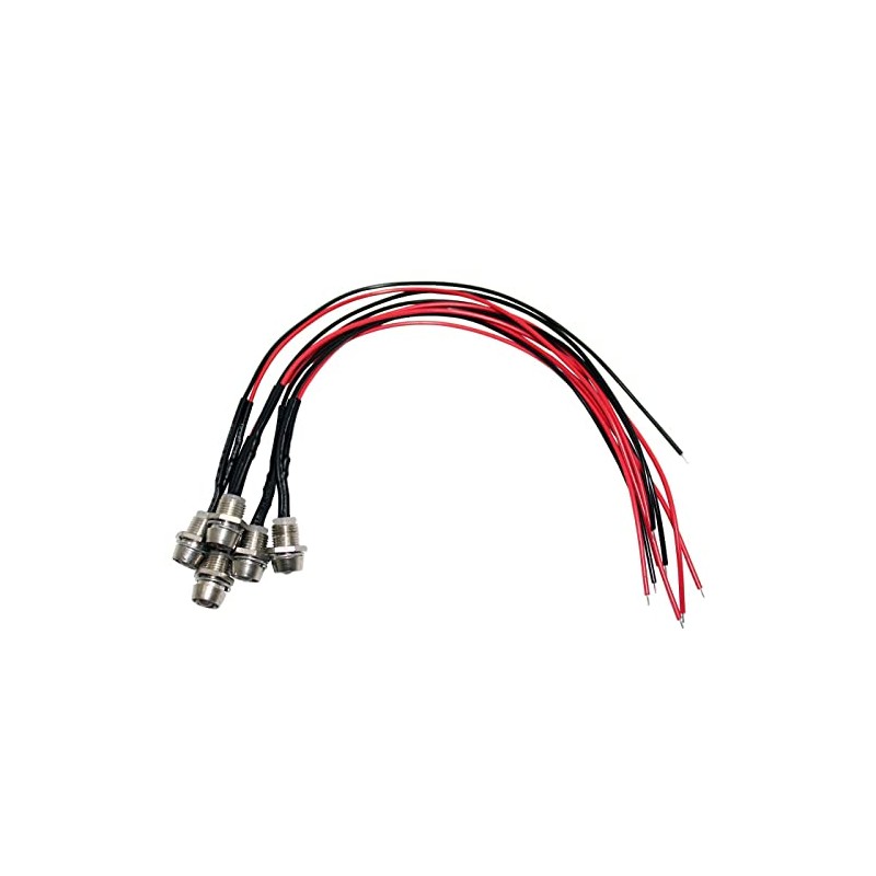 Lumonic 5 x Super Bright Screw LEDs with Resistor for