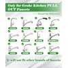 Kitchen Faucet Hose Replacement Kit Fits for Grohe 48293000 Pull-Out