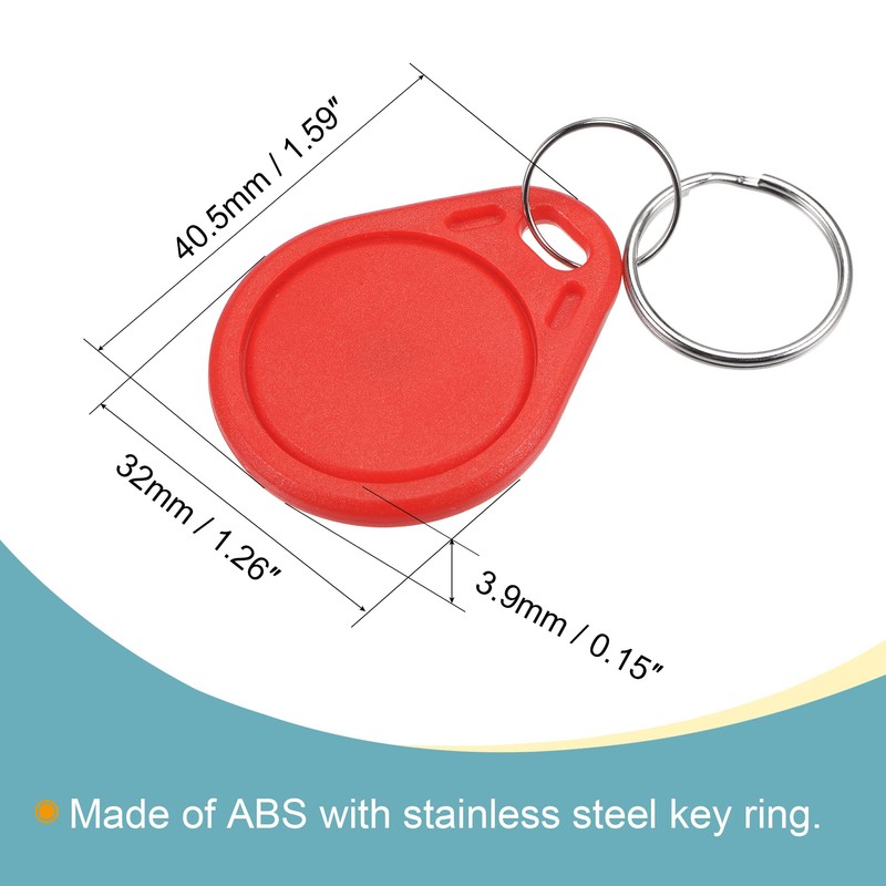 sourcing map IC Card UID Key Fobs RFID Proximity 13.56MHz