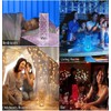 N\A 16 Color Changing Crystal Diamond Table Lamp,Touch Control Bedside