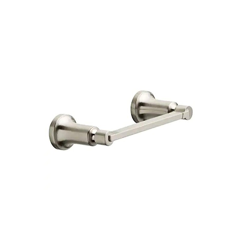 Delta Alux Brushed Nickel Surface Mount Pivot Toilet Paper Holder