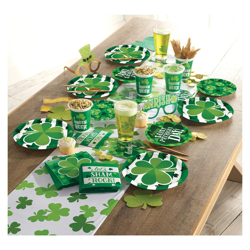 Clover St. Patrick's Day Beverage Napkins, 16 ct