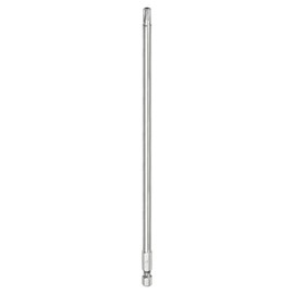 sourcing map 1pcs T30 Security Torx Bit 1/4" Hex Shank 8" Long S2 Steel Magnetic Tamper Resistant Star Bits Screwdriver Torx Head with Hole for Driver Drill Bits Remove Fastening Screws