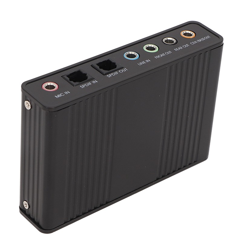 USB Sound Card 6 Channel 48kHz Sampling Rate Analog Play