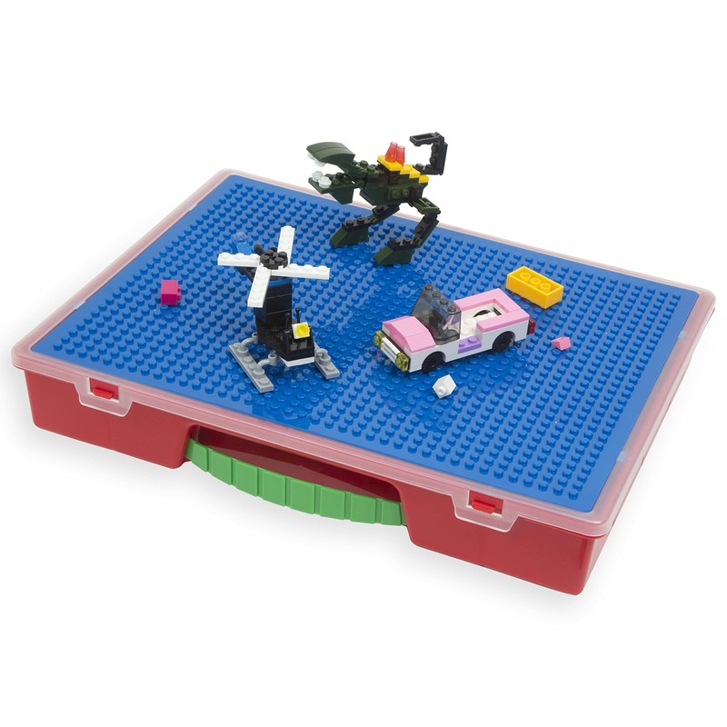 abeec Building Bricks Storage Case with Handle - Carry Case