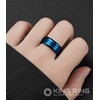King Ring 8mm Basic Blue Ring – Premium Super Polished