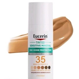 Eucerin Sun Tinted Mineral Face Sunscreen Lotion - SPF 35 - 1.7 fl oz Bottle