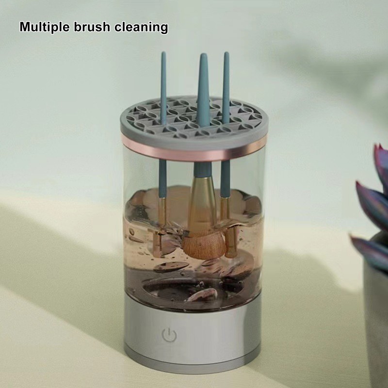 Wireless Makeup Brush Cleaner Machine 7000RPM Auto Rotating USB Electric