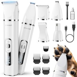 4 in 1 Dog Grooming Kit with LCD Display