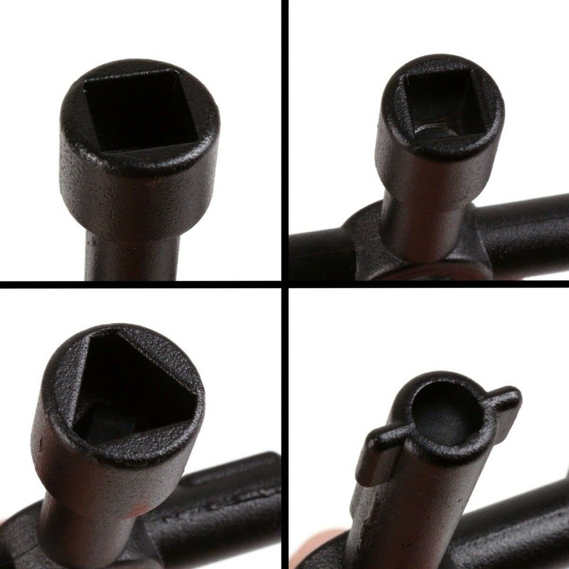 ebuyerfix 4 Way Plumbing Key Meter Box Key Gas Key