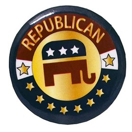 Gift House 1.25 INCH REPUBLICAN BUTTON