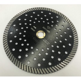 ALSKAR DIAMOND ADLGPC 7 inch Stone Cutting Premium Turbo Continuous Rim Diamond Blades for Granite (7")