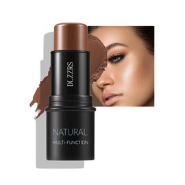 DLZZRS Face Highlight Stick, Cream Contour Sticks Shades with Highlighter & Blush, Non-greasy Long-wear Face Contouring Pen, Waterproof Shift-proof Lasting Glow Finish Highlighter Stick(#06)