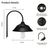 Ufelizor Solar Barn Light, Solar Wall Sconce Light Outdoor with