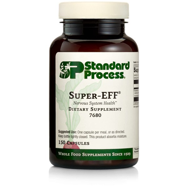 Standard Process Super-EFF - Whole Food Energy with Flaxseed Oil and Spanish Moss - 150 Capsules
