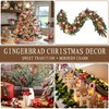 6 ft Gingerbread Christmas Garland with 30 Lights with Timer/Baking