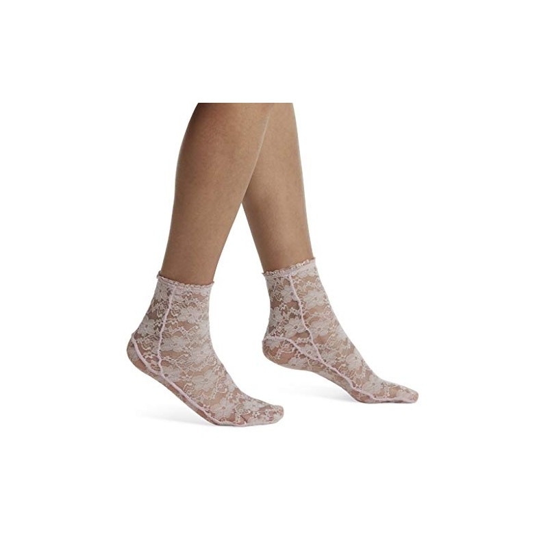 Hue Women's Fashion Shortie Anklet Socks, Assorted Sockshosiery, -buff pink
