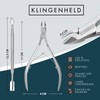 KLINGENHELD® Precise Cuticle Nippers with 1 Cuticle Pusher - Very