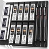 Nicpro 0.9 Metal Mechanical Pencil Set with Case, 3PCS Black