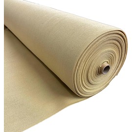 Farm Plastic Supply - Sand/Tan Shade Cloth - 85% - Mesh Fabric for Fence Privacy Screen, Garden Shade, Mesh Fence Screening, Shade Cloth Rolls, Wind Screen, Tan Shade Cloth (6' x 25')