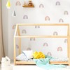 12 Pegatinas de Arcoíris Acuarela para Pared - Decoración Bohemia