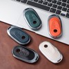 LJMTBKAN for Mercedes Key Fob Cover,Aluminum Leather Key Case Compatible