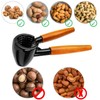 Multifunctional Nutcracker and 3 Cleaning Brushes, Nutcracker Walnuts with Non-Slip