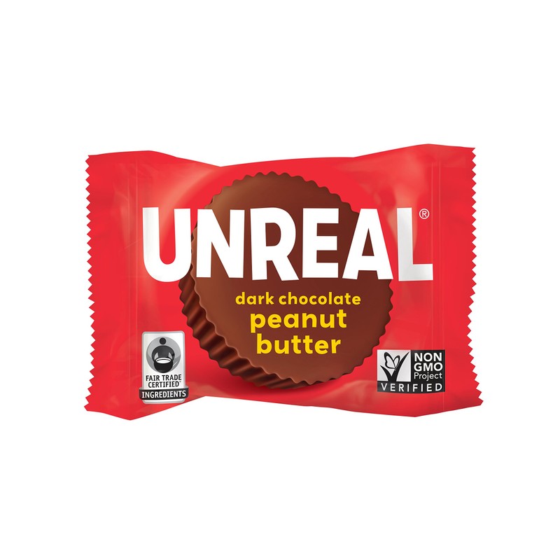 UNREAL Dark Chocolate Peanut Butter Cups, 4.2 oz, Pack of