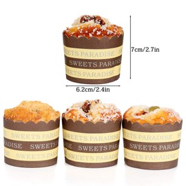 Firlar - 6 piezas falsas de imitación de tartas, de simulación realista, alimentos, magdalenas, pan, postres para decoración, decoración de cocina, modelo real