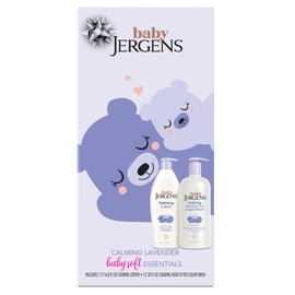 Jergens Baby Duo for a Calming Routine, Head to Toe Liquid Baby Wash and Calming Lotion, Value Gift Pack