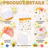 Geyoga 24 Pcs Bee Clear Gift Bag with Handle PVC