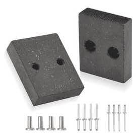 2 Pack 761-05007 Deck Brake Pad - by Ohoho - Compatible with MTD Troy Bilt Lawn mower - Fits Model XT1-LT42 XT1-LT42 C XT1-LT46 XT2-LX42 XT2-LX42 FAB CC C 600 - Black