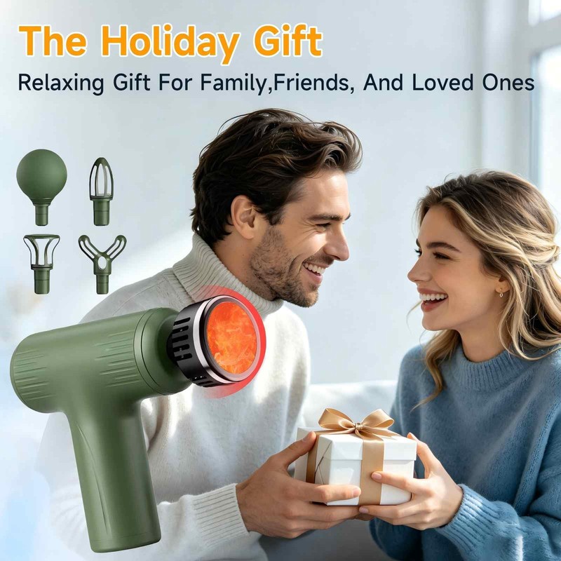 JOYSUWERUN Massage Gun with Heat, Powerful Warming Massage, Home &