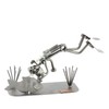 Steelman24 I Nuts and bolts sculpture Diver With Personal Engraving