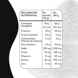QUENUT - Amino-Hydration, BCAA y Electrolitos en Polvo, 500g (50 Porciones) - Sin Azcar, Antioxidante, Hidratacin y Energa Instantnea, Claridad...    