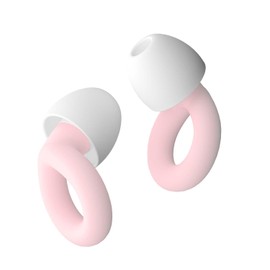 Earplugs for Sleeping, 33db Noise Canceling Ear Plugs, Waterproof Reusable Noise Canceling Earplugs for Concerts, Motorcycles, Travel and Hearing Protection - 8 Ear Tips in XS/S/M/L, Pink