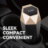 Auto Dynasty Diamond Design Leakproof Car Trash Garbage Can Cup
