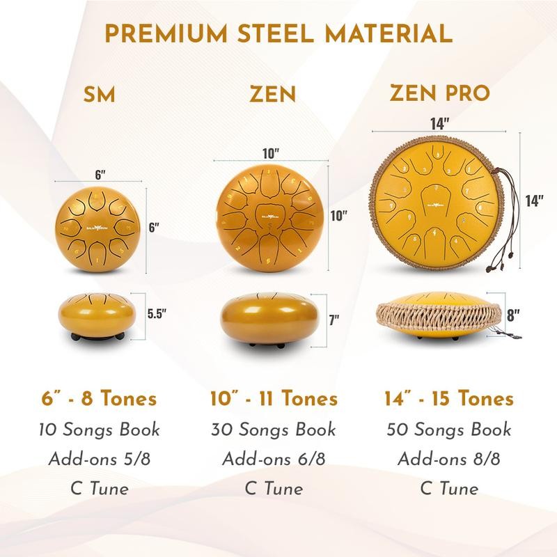 Balmy Zen 6" Blue Musical Soundtherapy Instrument